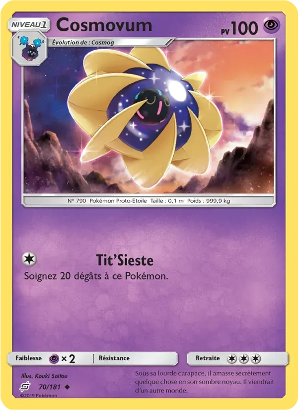 Cosmovum — Duo de Choc 70 French Pokémon card