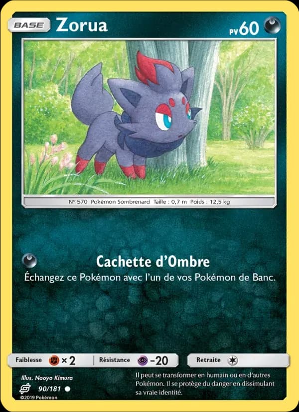 Zorua — Duo de Choc 90 French Pokémon card