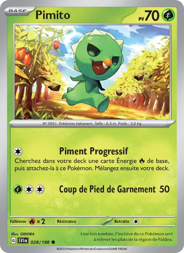 Pimito — Écarlate et Violet 28 French Pokémon card