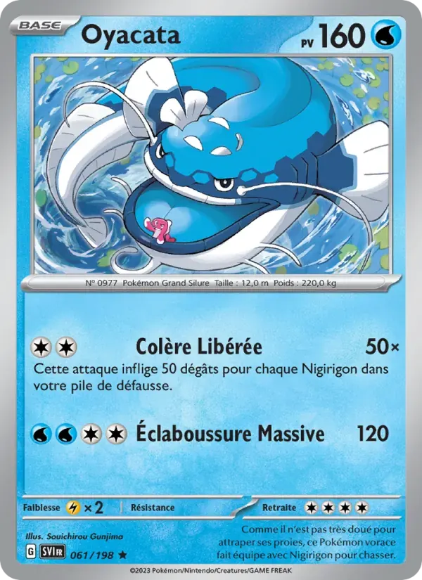 Oyacata — Écarlate et Violet 61 French Pokémon card