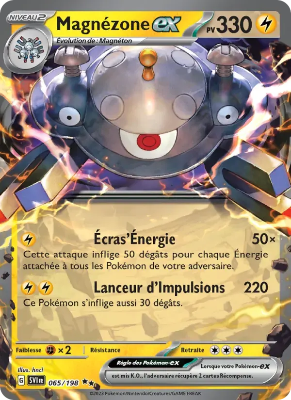 Magnézone-ex — Écarlate et Violet 65 French Pokémon card