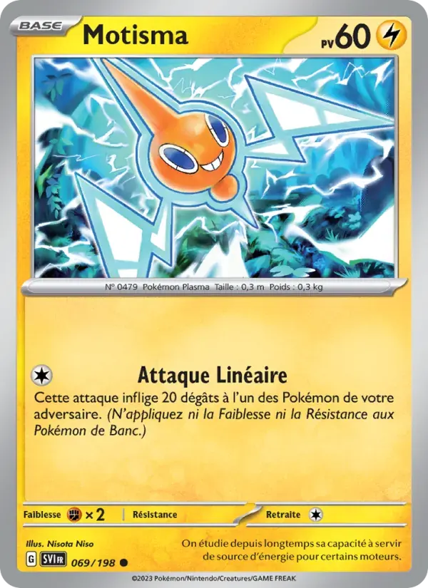 Motisma — Écarlate et Violet 69 French Pokémon card