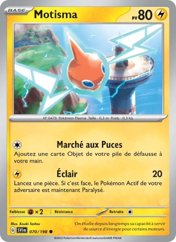 Motisma — Écarlate et Violet 70 French Pokémon card