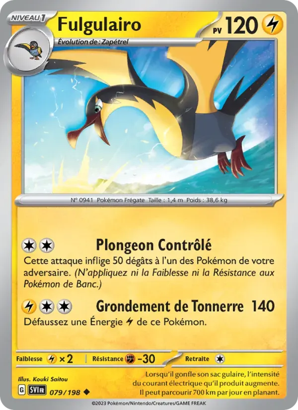 Fulgulairo — Écarlate et Violet 79 French Pokémon card