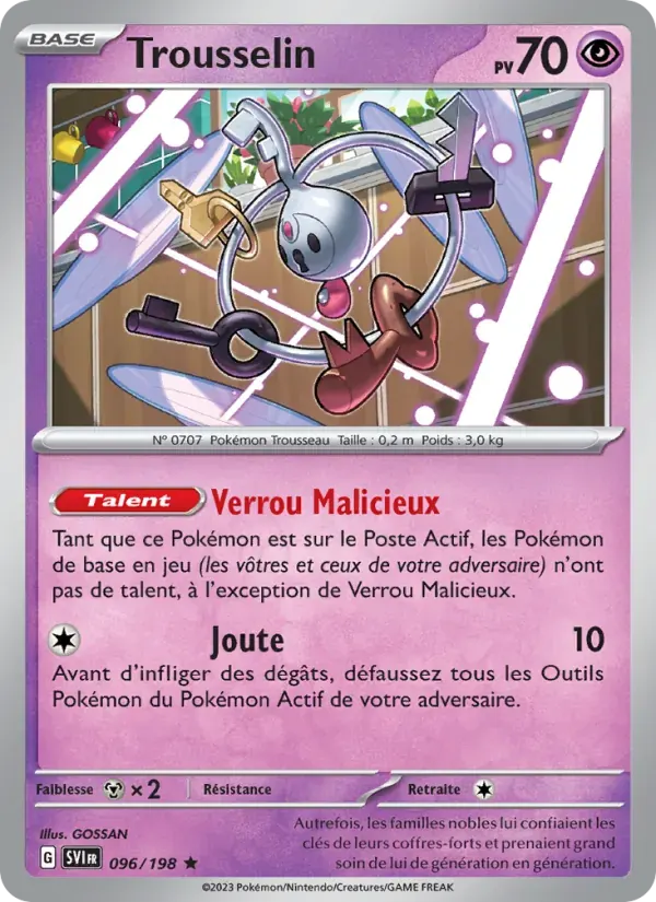 Trousselin — Écarlate et Violet 96 French Pokémon card