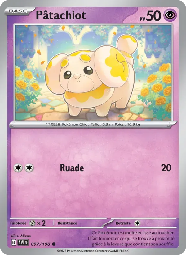 Pâtachiot — Écarlate et Violet 97 French Pokémon card