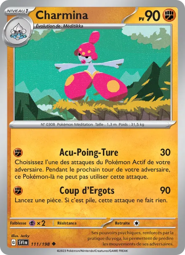 Charmina — Écarlate et Violet 111 French Pokémon card