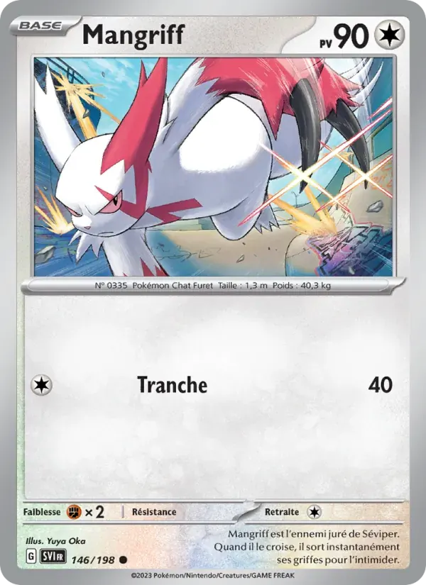 Mangriff — Écarlate et Violet 146 French Pokémon card