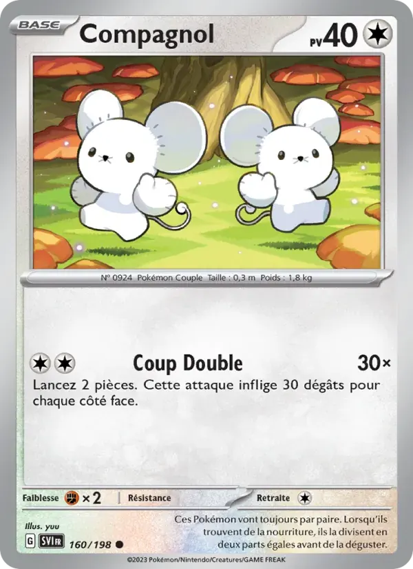 Compagnol — Écarlate et Violet 160 French Pokémon card