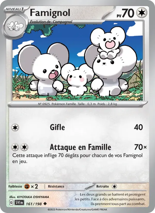 Famignol — Écarlate et Violet 161 French Pokémon card