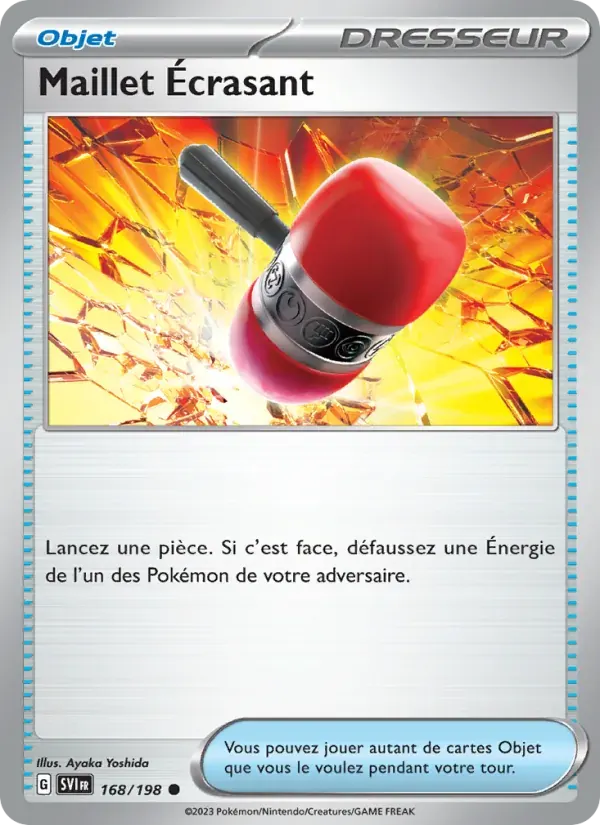 Maillet Écrasant — Écarlate et Violet 168 French Pokémon card