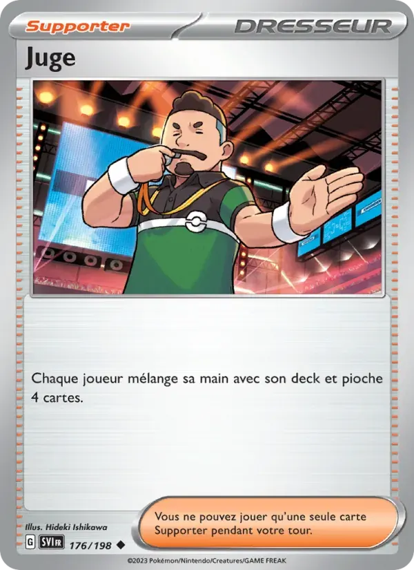 Juge — Écarlate et Violet 176 French Pokémon card