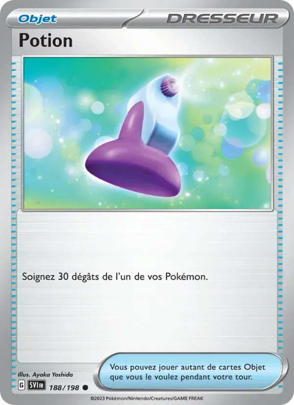 Potion — Écarlate et Violet 188 French Pokémon card