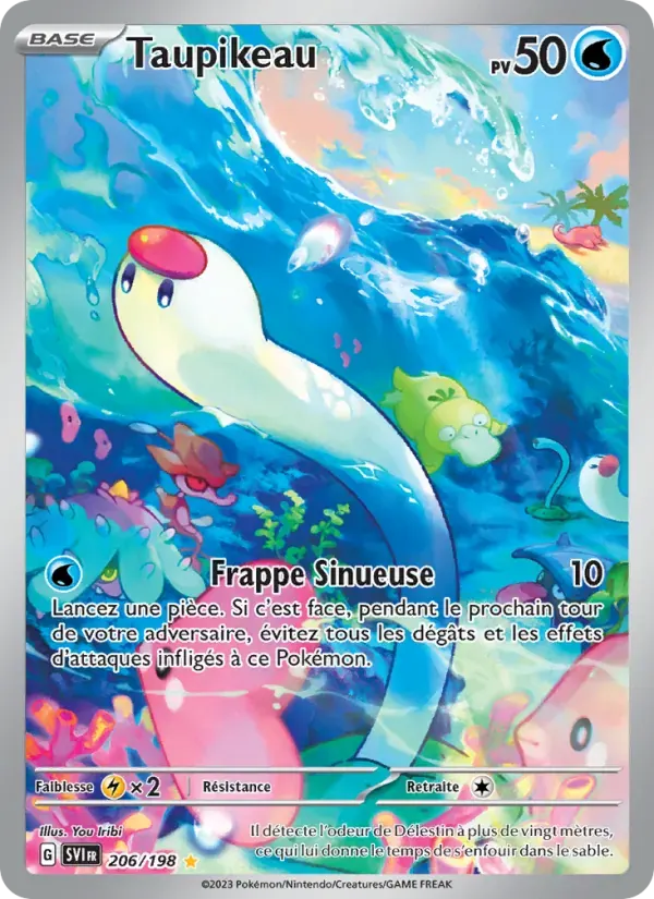 Taupikeau — Écarlate et Violet 206 French Pokémon card
