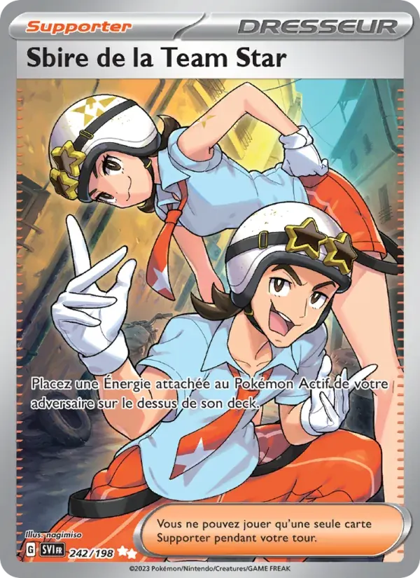 Sbire de la Team Star — Écarlate et Violet 242 French Pokémon card
