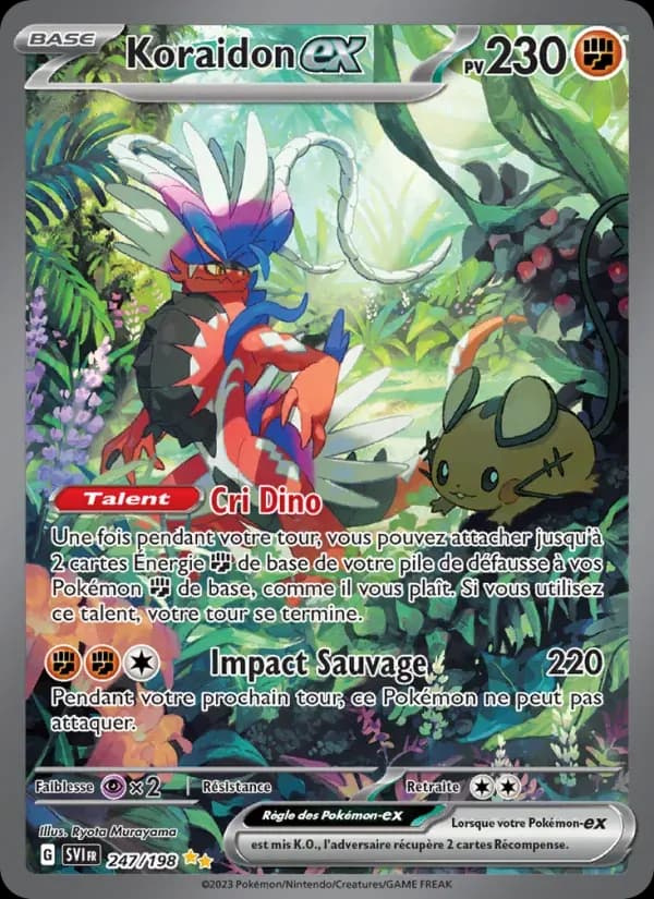 Koraidon-ex — Écarlate et Violet 247 French Pokémon card