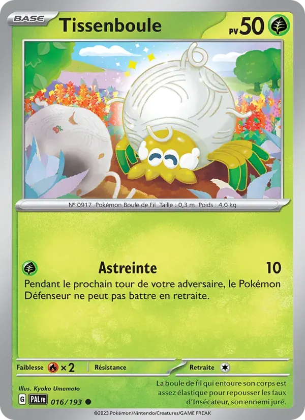Tissenboule — Évolutions à Paldea 16 French Pokémon card