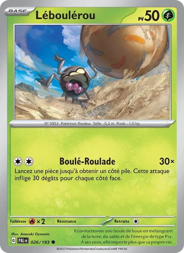 Léboulérou — Évolutions à Paldea 26 French Pokémon card