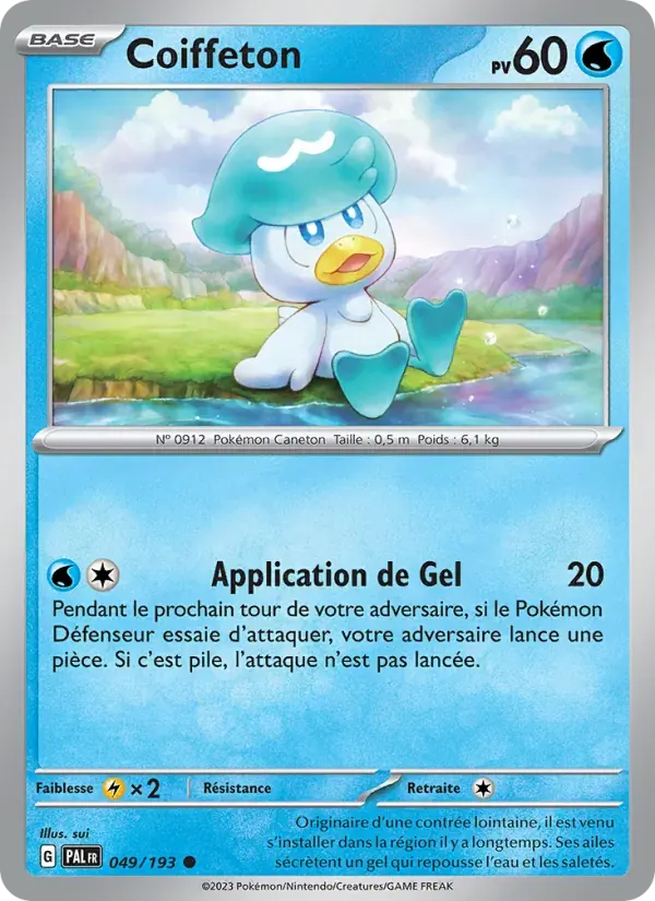 Coiffeton — Évolutions à Paldea 49 French Pokémon card
