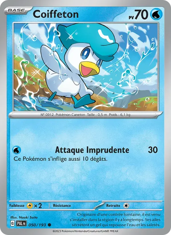 Coiffeton — Évolutions à Paldea 50 French Pokémon card