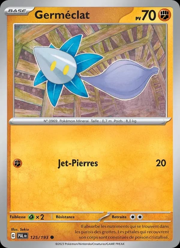 Germéclat — Évolutions à Paldea 125 French Pokémon card
