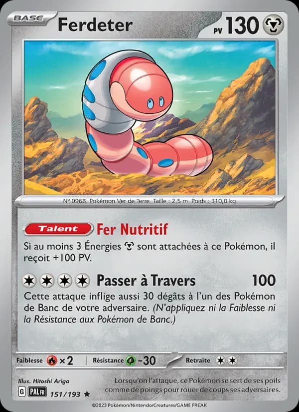Ferdeter — Évolutions à Paldea 151 French Pokémon card