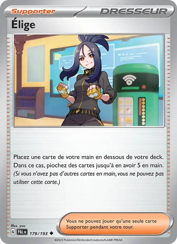 Élige — Évolutions à Paldea 179 French Pokémon card