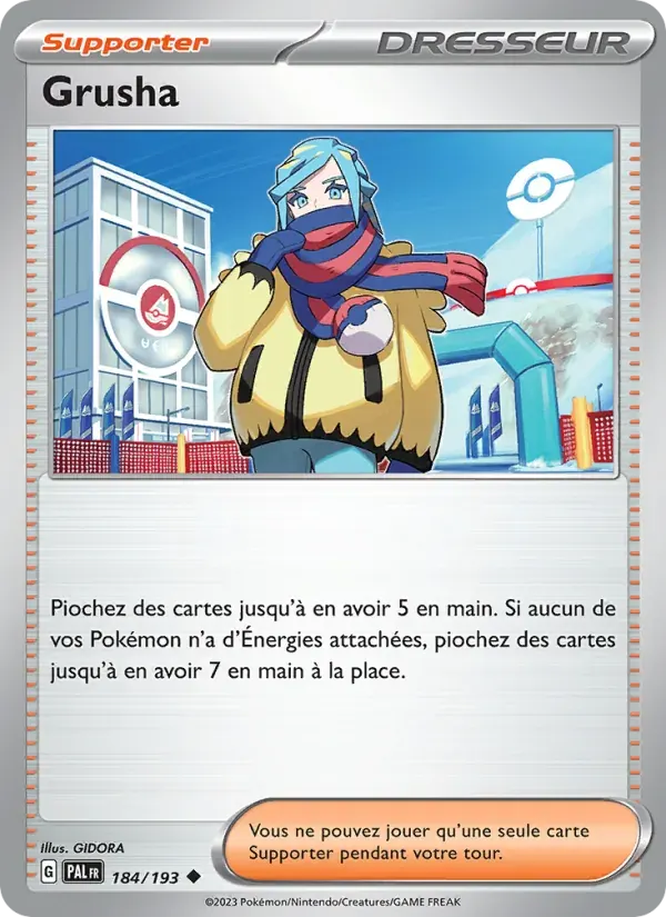 Grusha — Évolutions à Paldea 184 French Pokémon card