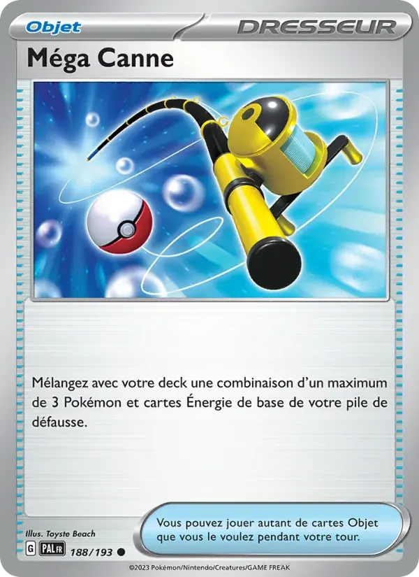 Méga Canne — Évolutions à Paldea 188 French Pokémon card