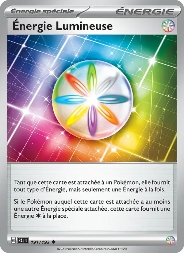 Énergie Lumineuse — Évolutions à Paldea 191 French Pokémon card