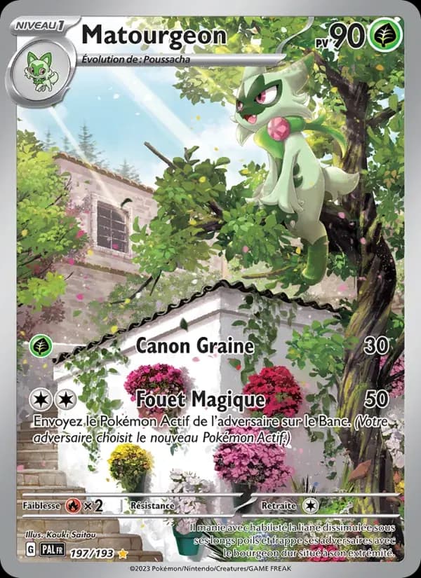 Matourgeon — Évolutions à Paldea 197 French Pokémon card