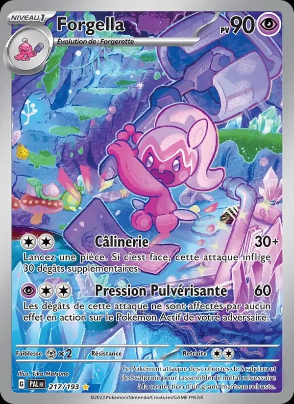 Forgella — Évolutions à Paldea 217 French Pokémon card