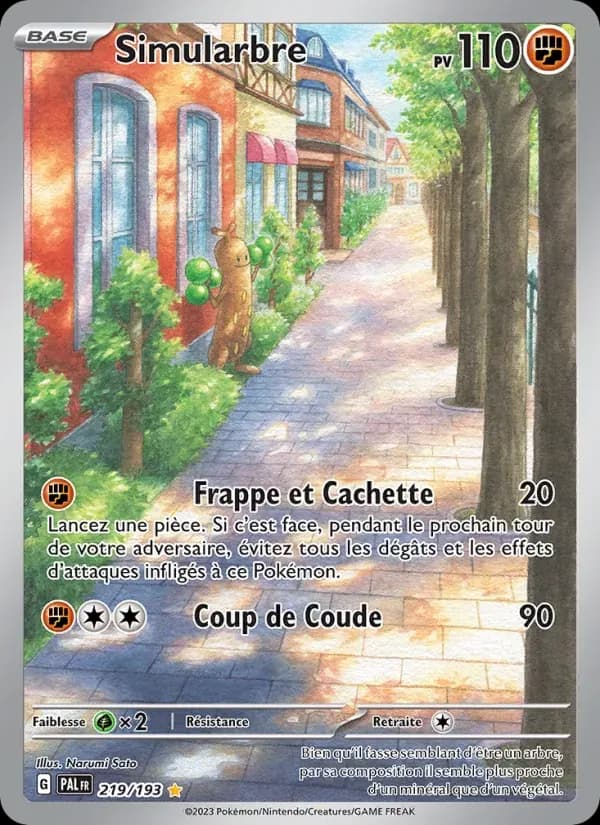 Simularbre — Évolutions à Paldea 219 French Pokémon card