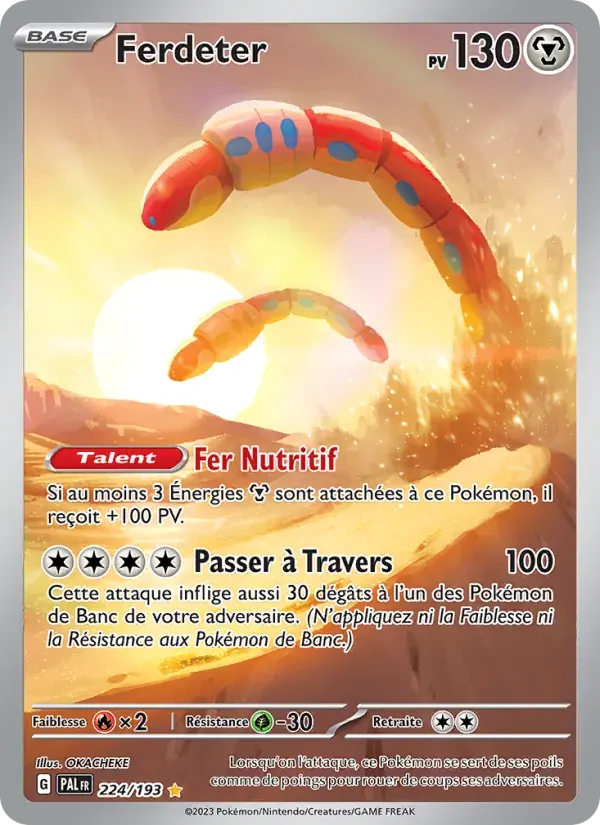 Ferdeter — Évolutions à Paldea 224 French Pokémon card