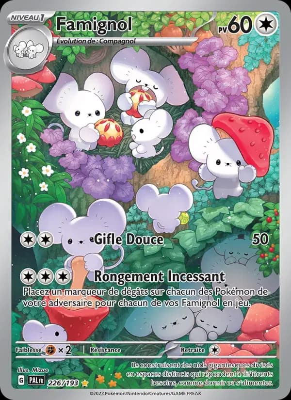 Famignol — Évolutions à Paldea 226 French Pokémon card