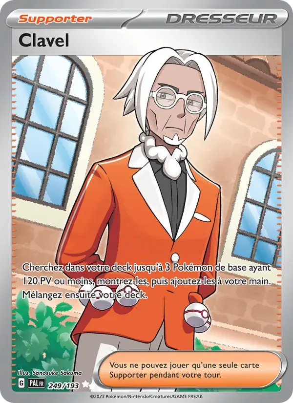 Clavel — Évolutions à Paldea 249 French Pokémon card