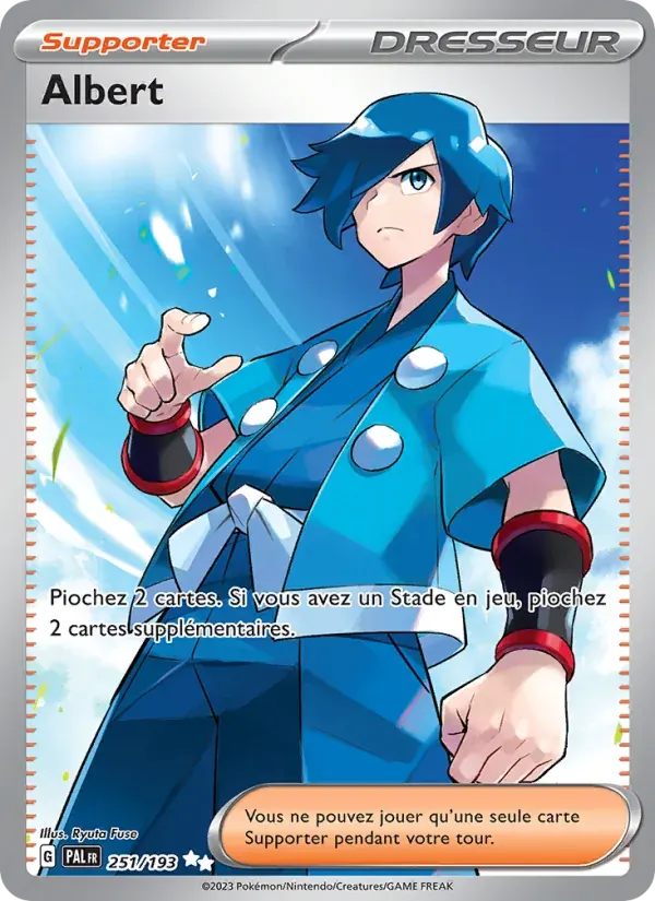 Albert — Évolutions à Paldea 251 French Pokémon card