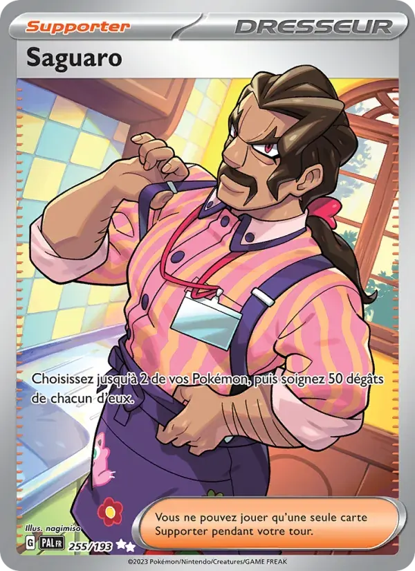 Saguaro — Évolutions à Paldea 255 French Pokémon card
