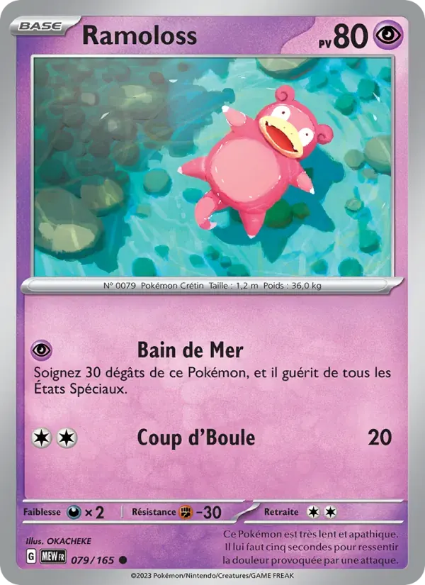 Ramoloss — 151 79 French Pokémon card