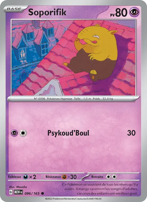 Soporifik — 151 96 French Pokémon card