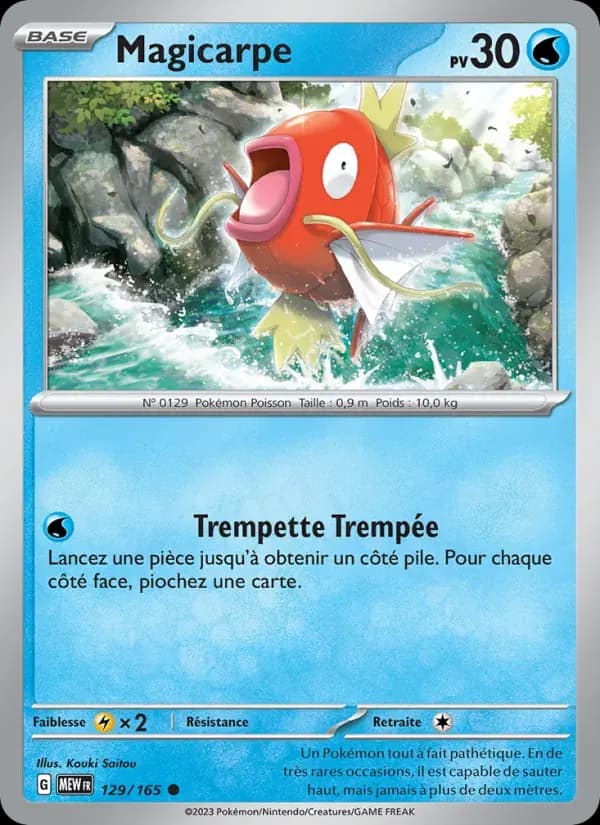 Magicarpe — 151 129 French Pokémon card