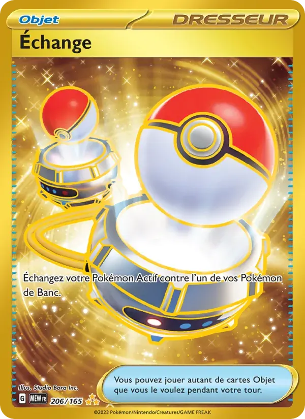 Échange — 151 206 French Pokémon card