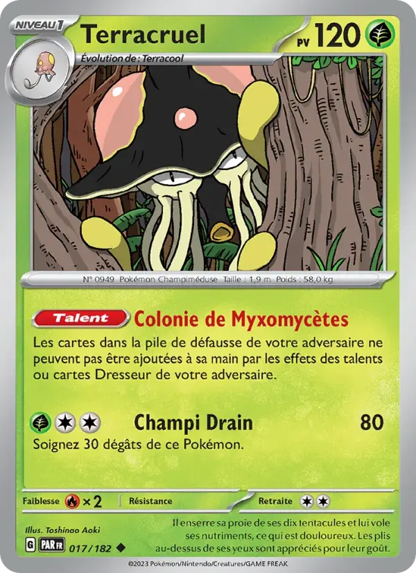 Terracruel — Faille Paradoxe 17 French Pokémon card