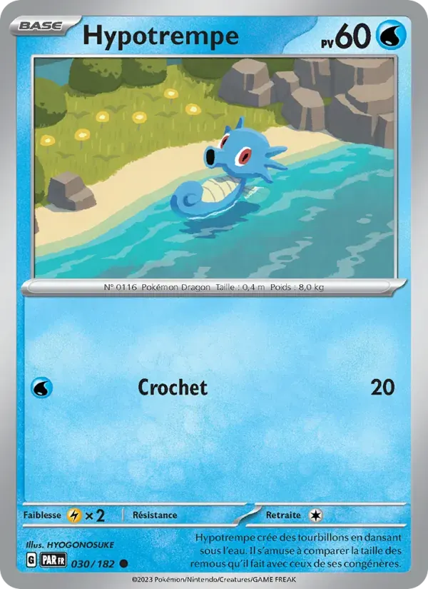 Hypotrempe — Faille Paradoxe 30 French Pokémon card