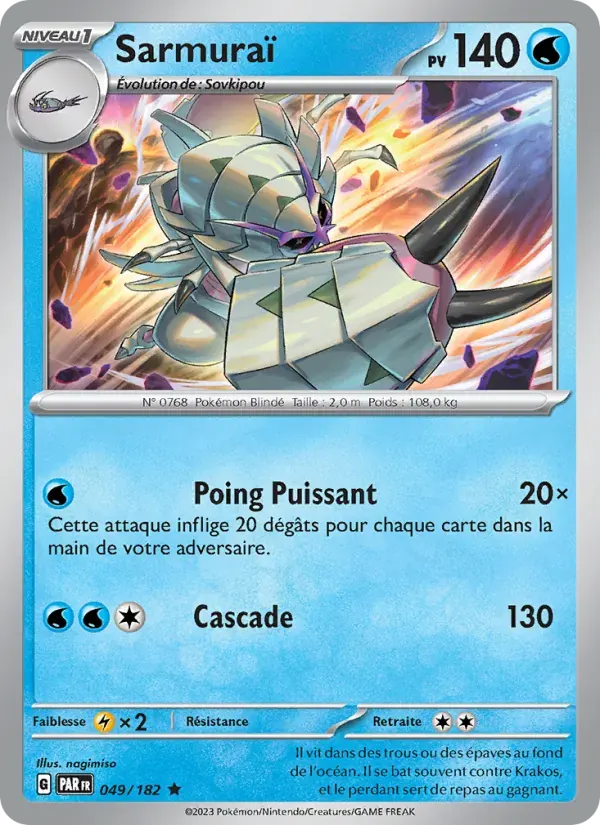 Sarmuraï — Faille Paradoxe 49 French Pokémon card