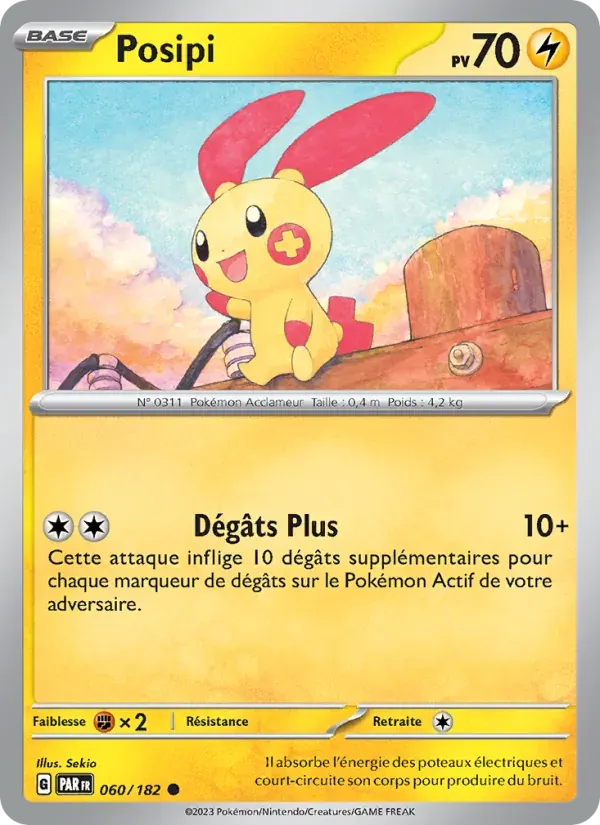 Posipi — Faille Paradoxe 60 French Pokémon card