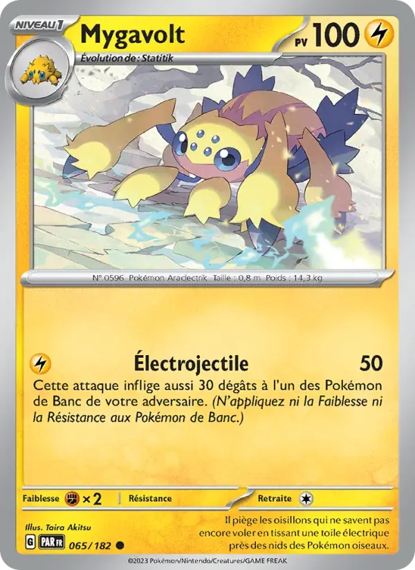 Mygavolt — Faille Paradoxe 65 French Pokémon card