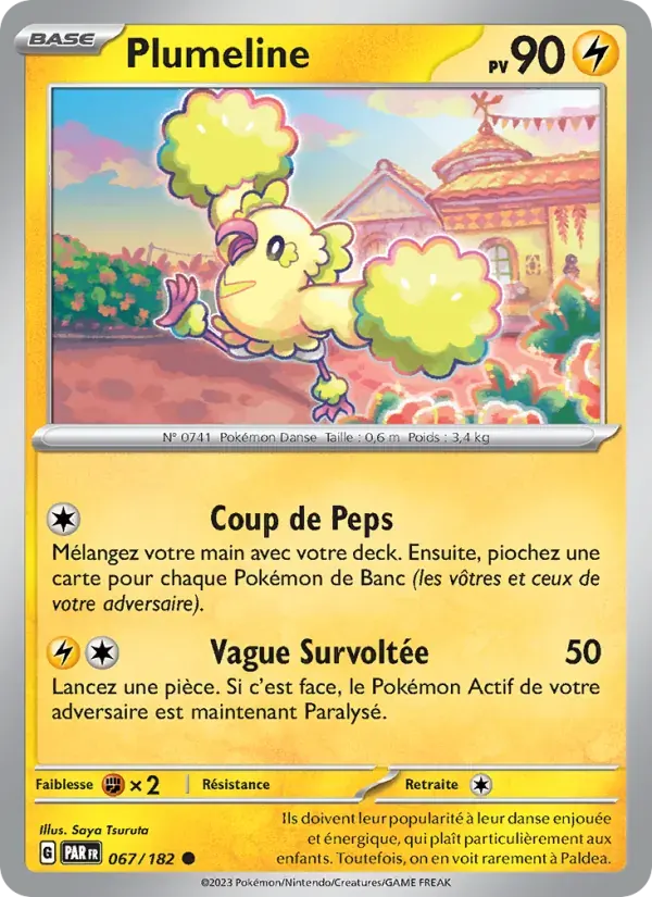 Plumeline — Faille Paradoxe 67 French Pokémon card