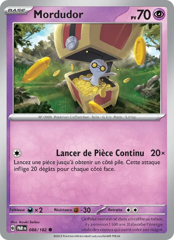 Mordudor — Faille Paradoxe 88 French Pokémon card