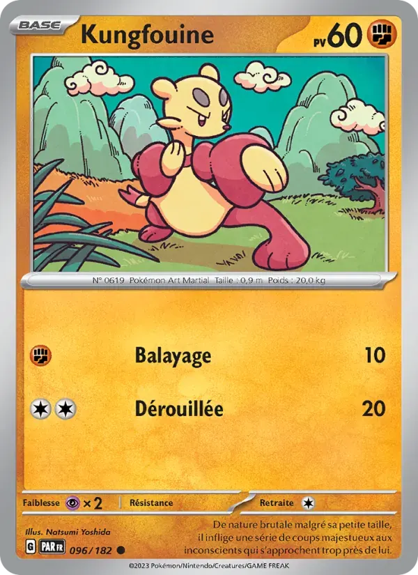 Kungfouine — Faille Paradoxe 96 French Pokémon card